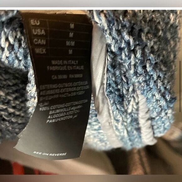 Paul & Shark Sweater - Greg Lauren Blue Sweater - Size Medium - Wool Cardigan - - Picture 6 of 9